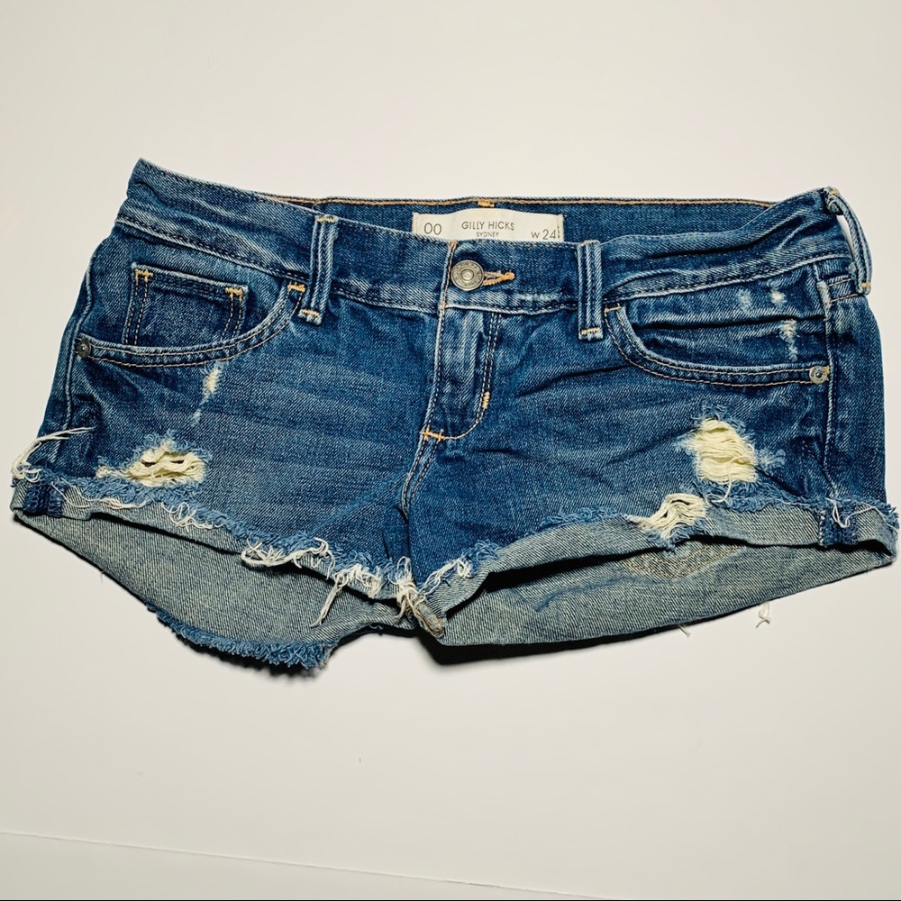 Gilly Hicks jean shorts Sydney size 00 distressed